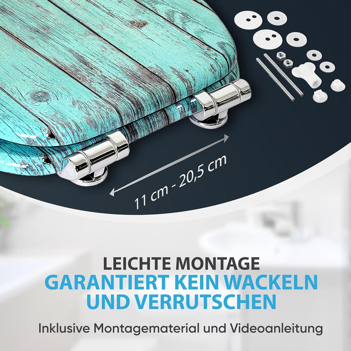 Sanilo WC Sitz mit Absenkautomatik, viele schöne Toilettendeckel zur Auswahl, hochwertige und stabil