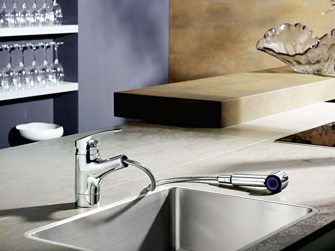 Hansa 01382283 Hansamix Spültisch-Einhand-Einlochbatterie, Chrom