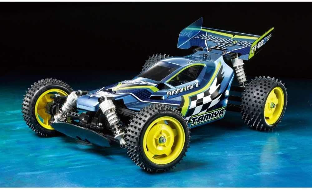 TAMIYA TAM58630 1:10 RC Plasma Edge II (TT-02B) - ferngesteuertes Auto/Fahrzeug - Off Road Race Bugg