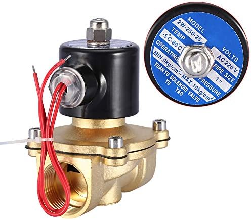 AC 220V DN25 Elektrisches Magnetventil, normalerweise geschlossen 1 "Zweiwege-Elektromagnet-Magnetve