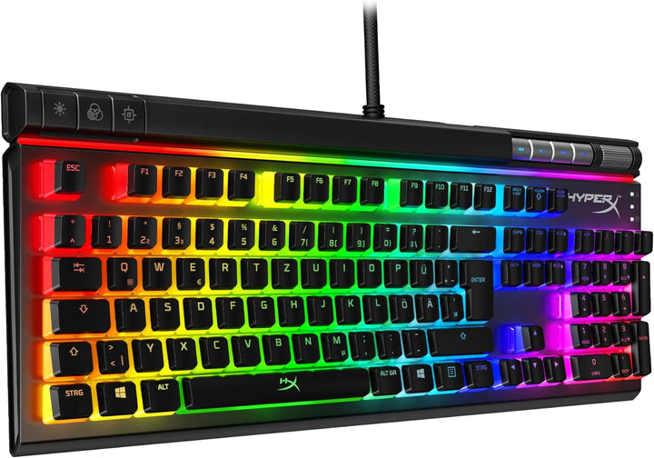 HyperX Alloy Elite 2 – Mechanische Gaming-Tastatur, Software-gesteuerte Beleuchtung und Makroanpassu