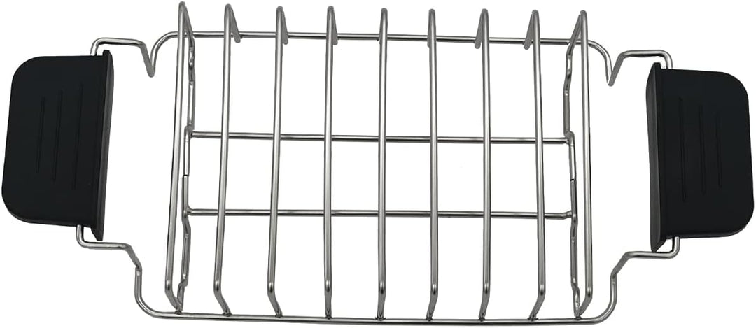 Brötchenaufsatz für Toaster,KETIAN Warming Rack Toaster Accessoire,Edelstahl,KT-002A