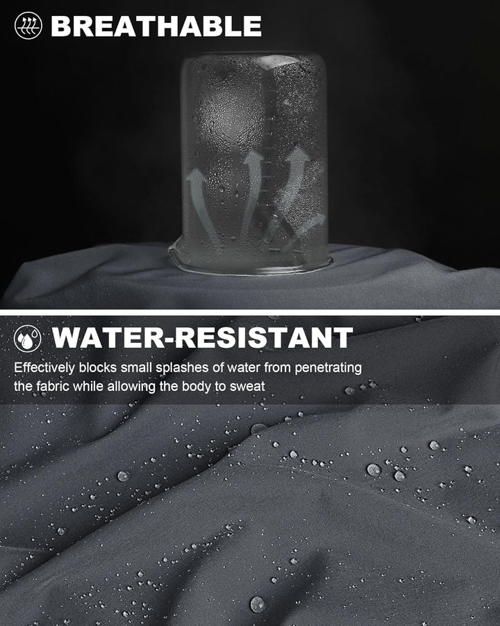 33,000ft Herren Golfhosen Atmungsaktive Stretch Hose für Männer Schnelltrockende Stretch Lange Golfh