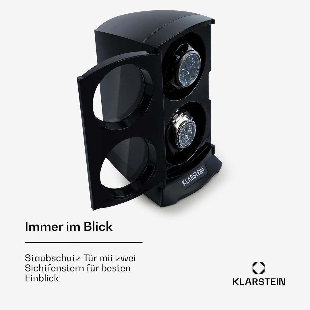 Klarstein Uhrenbeweger, Automatik-Uhrenbeweger, Watch Winder, Uhrenbeweger für Automatikuhren, Autom