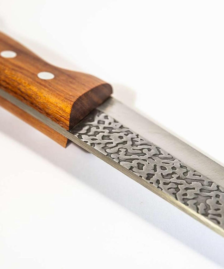 Pirge Elite Handgeschmiedet Schlachtermesser mit Lederscheide 14.5 cm Metzgermesser - Fleischermesse