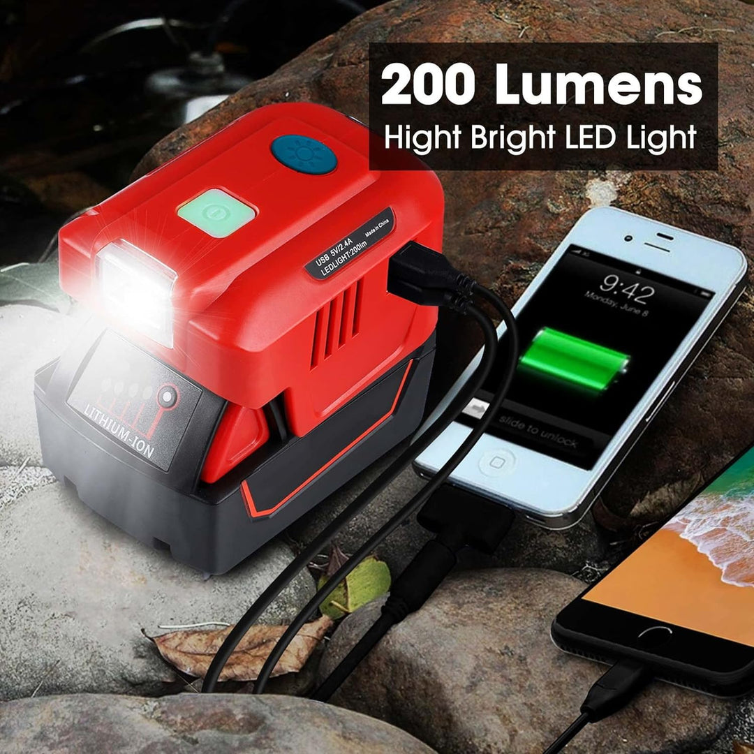 URUN für Milwaukee Wechselrichter, 150W Spannungswandler Modifizierte Sinus Wechselrichter für Milwa