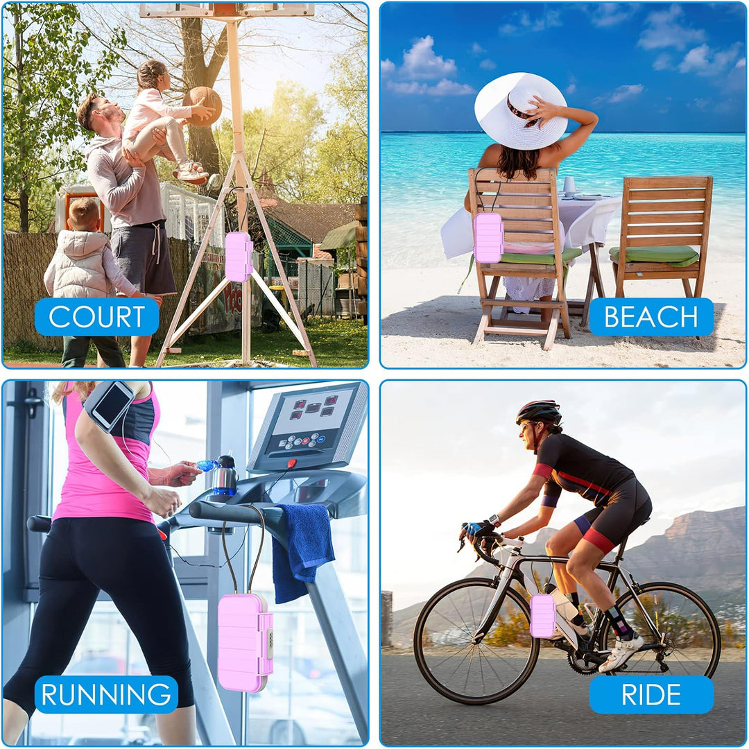 Brifit Tresor mit Zahlenschloss, Tragbare Sicherheitsbox Wasserdicht Anti-Diebstahl, Mini Safe Treso