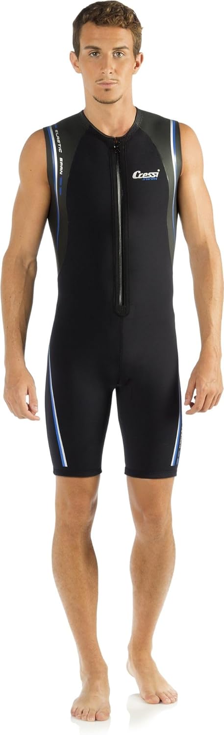 Cressi Termico Man Wetsuit 2 mm - Shorty Neoprenanzug aus hochelastischem Neopren für Herren S/2 Sch