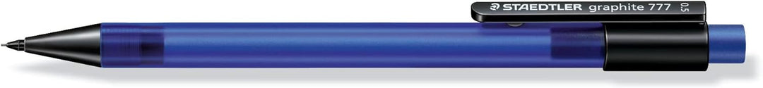 STAEDTLER 777 05KP50 Druckbleistift graphite gefüllt mit B-Minen, Minendurchmesser 0,5 mm, 3 Schaftf