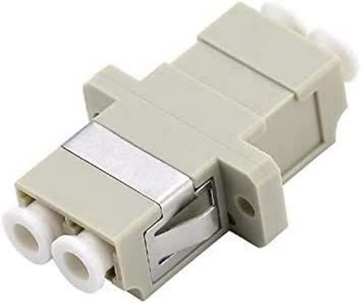 Elfcam - Glasfaser Adapter, LWL Kupplung LC/UPC auf LC/UPC Multimode Duplex OM2 OM3 OM4 OM5, 25 Stüc