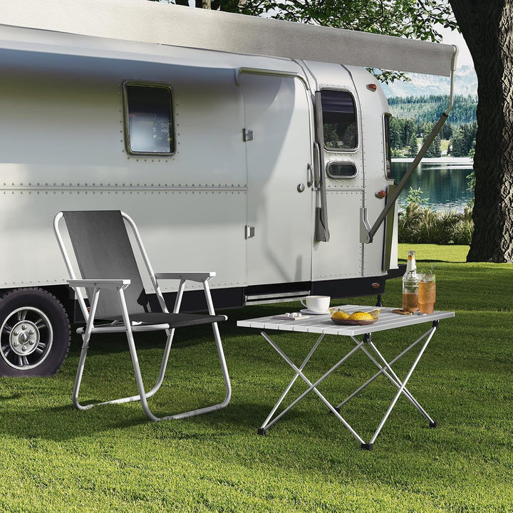 WOLTU Alu Campingtisch klappbar Falttisch Ultra Leichte tragbar mit Tragetasche, Klapptisch Kleiner