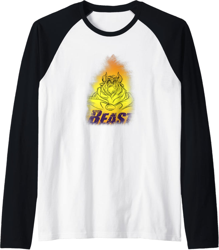 Disney Beauty And The Beast Lightning Portrait Raglan