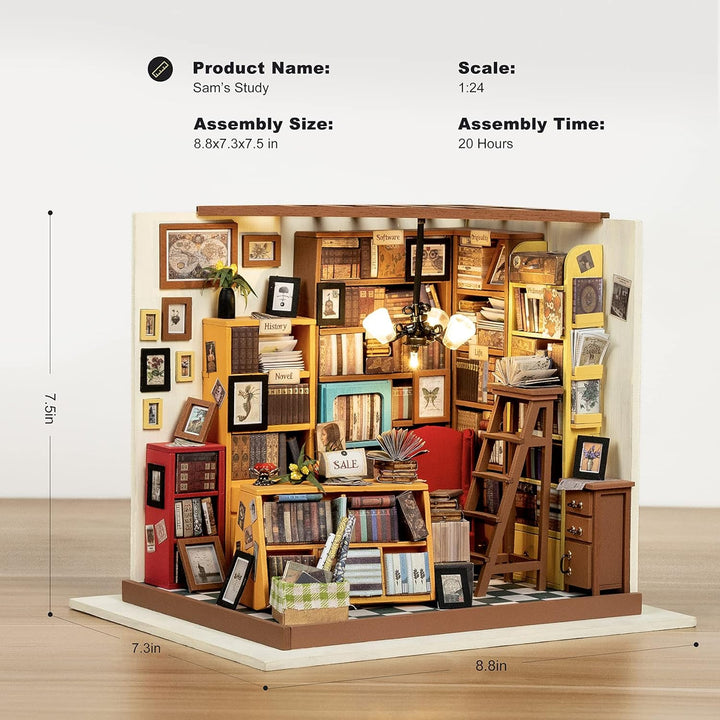 Rolife DIY Puppenhaus Bastelsets Frauen Spielzeug Erwachsene Judend Handwerk Modell Mädchen Spiele -