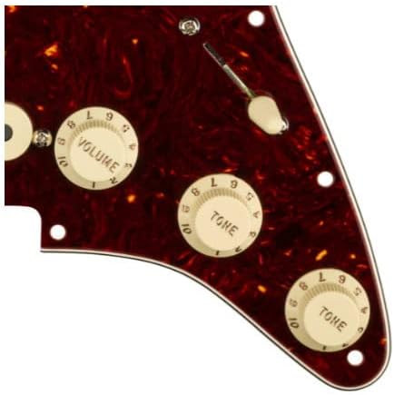 Fender Prewired Pickguard Strat Custom 69 shell Rot Brauch 69, Rot Brauch 69