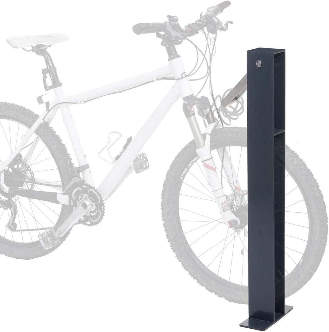 Mendler Fahrradbügel HWC-G20, Fahrradständer Anlehnbügel, verzinkter Stahl Outdoor-pulverbeschichtet