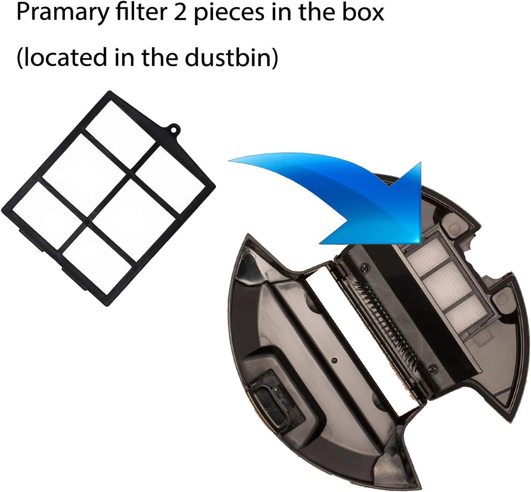 JoyBros Big-Kit Ersatzteil-Zubehör, kompatibel mit Shark IQ R101AE RV1001AE AV912S AV1002AE RV100AE