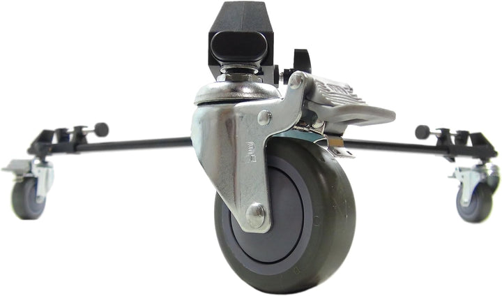 DYNASUN Professioneller Kamera Dolly Stativwagen WT600 bis 50Kg für 3Bein Stativ