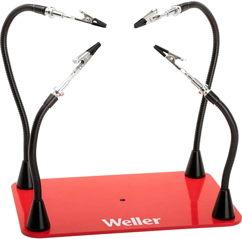 Weller WLACCHHM-02 Platinenhalter mit 4 Magnetarmen und Einfacher Positionierung für Mehrere Konfigu
