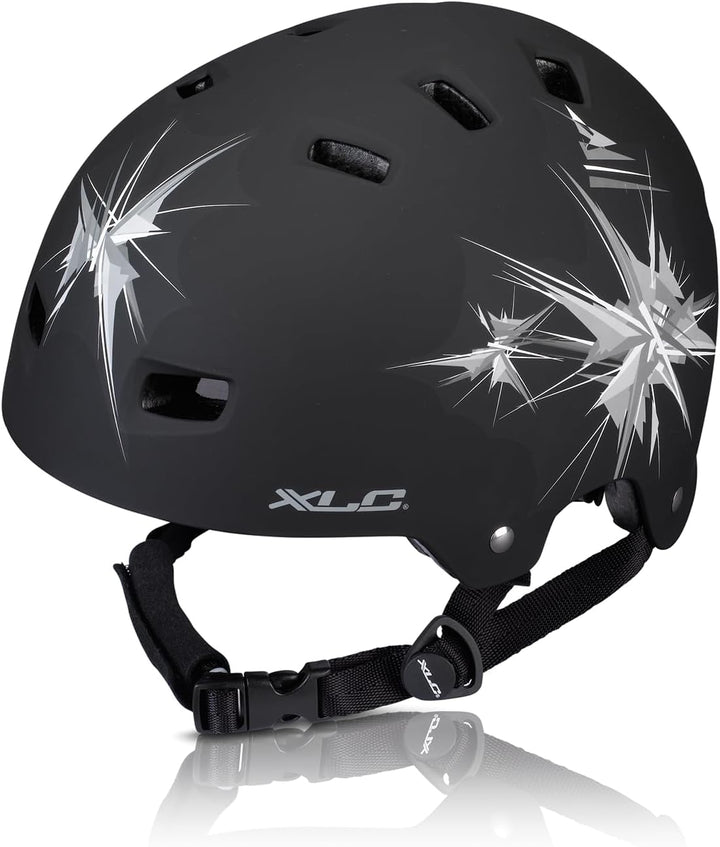 XLC Unisex-Adult Urban-Helm BH-C22 53-59 cm Schwarz, 53-59 cm Schwarz