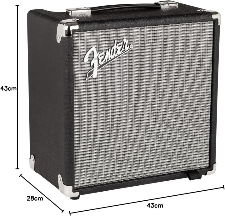 Fender Rumble 15 - 15W Combo Bassverstärker – Der perfekte Übungsverstärker, 15W