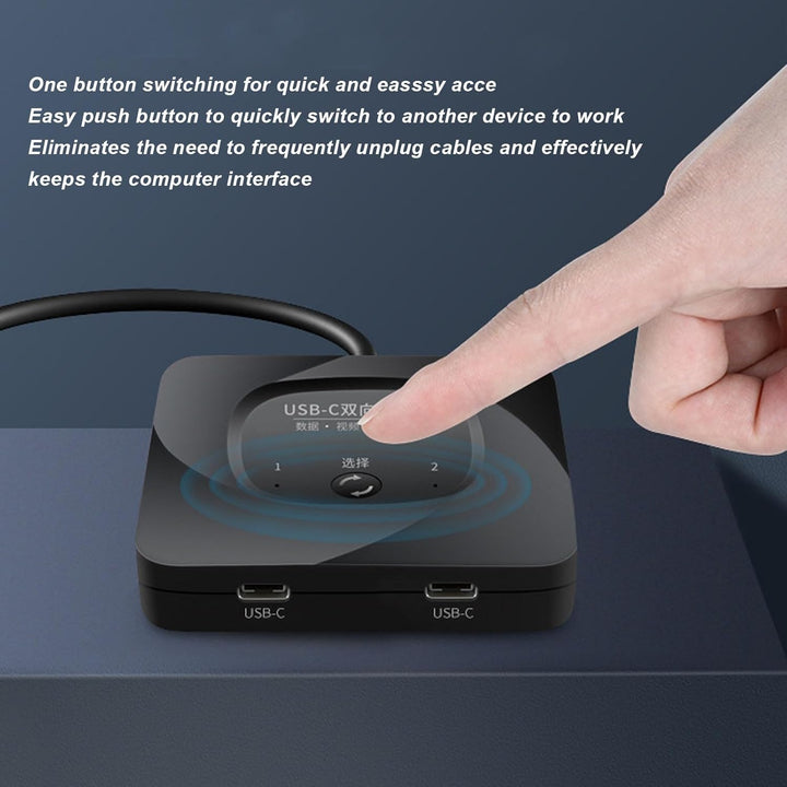 8K 60Hz HD Typ C Bi Direction Switcher Splitter mit Betriebsanzeige, 100 W 10 Gbit/S Datenübertragun