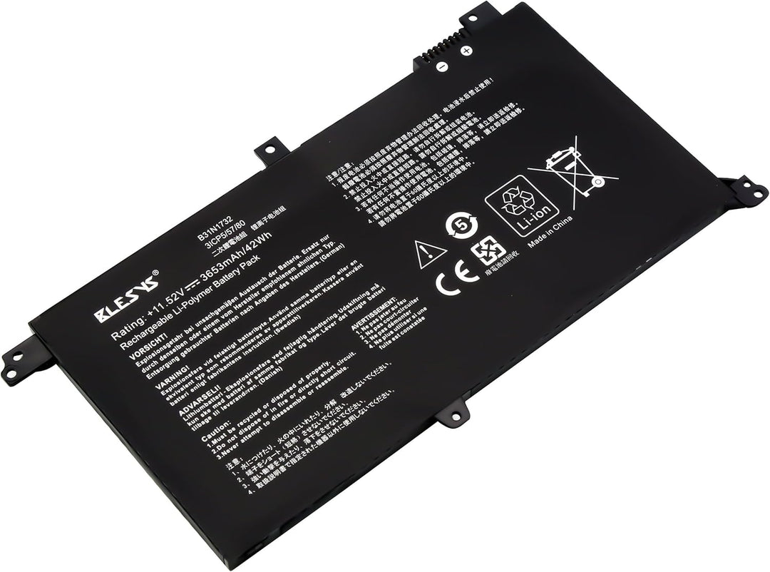 BLESYS Laptop Akku für Asus K571G K571GD K571GT K571L K571LI N571 N571G N571GD NX571 NX571G NX571GT
