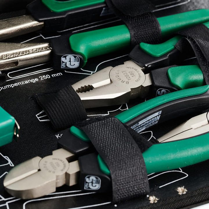 Brüder Mannesmann Werkzeuge 90-teilig Werkzeug-Koffer, 1 Stück, M29067 Single, Single