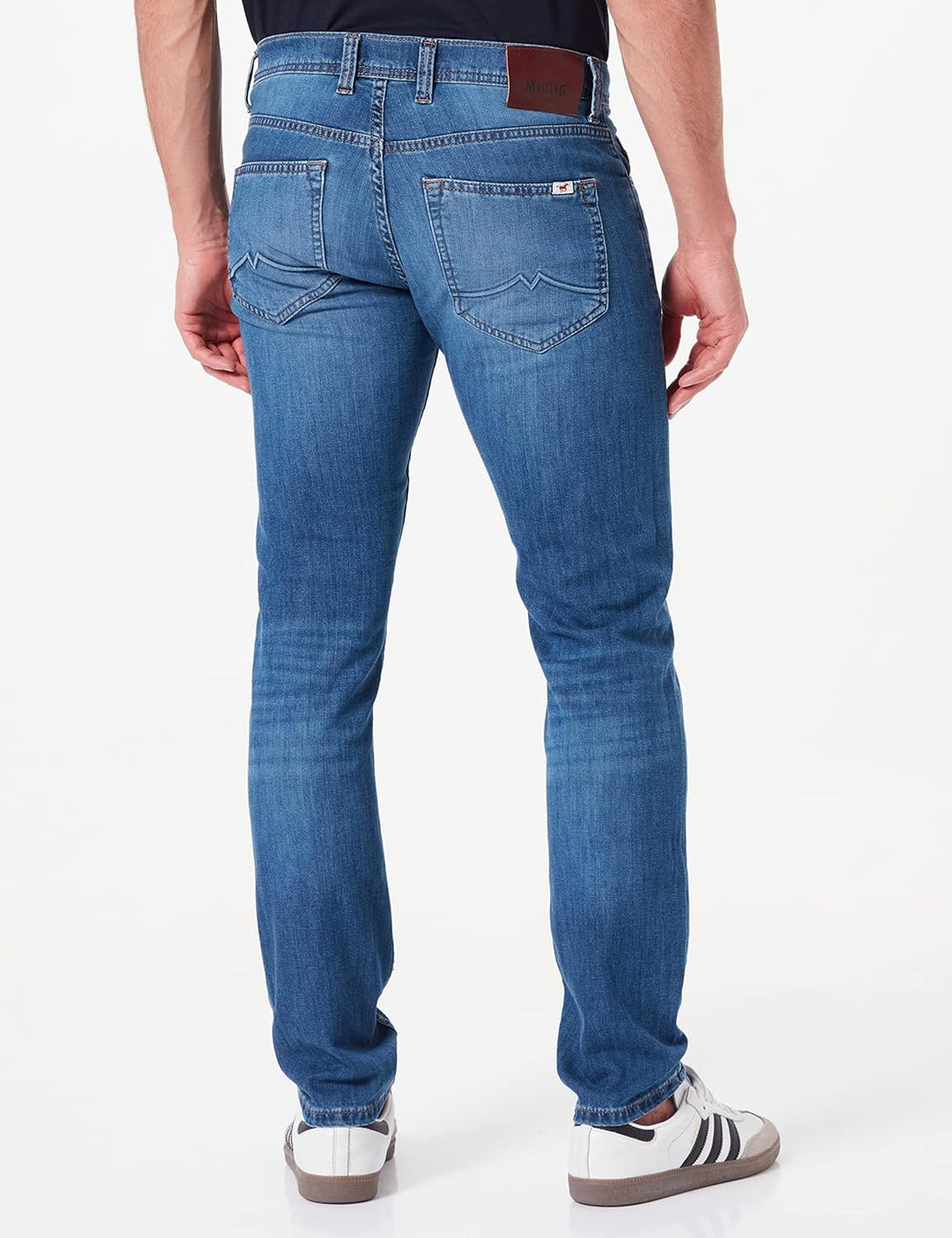 MUSTANG Herren Oregon Tapered Jeans 33W / 34L Mittelblau 804, 33W / 34L Mittelblau 804