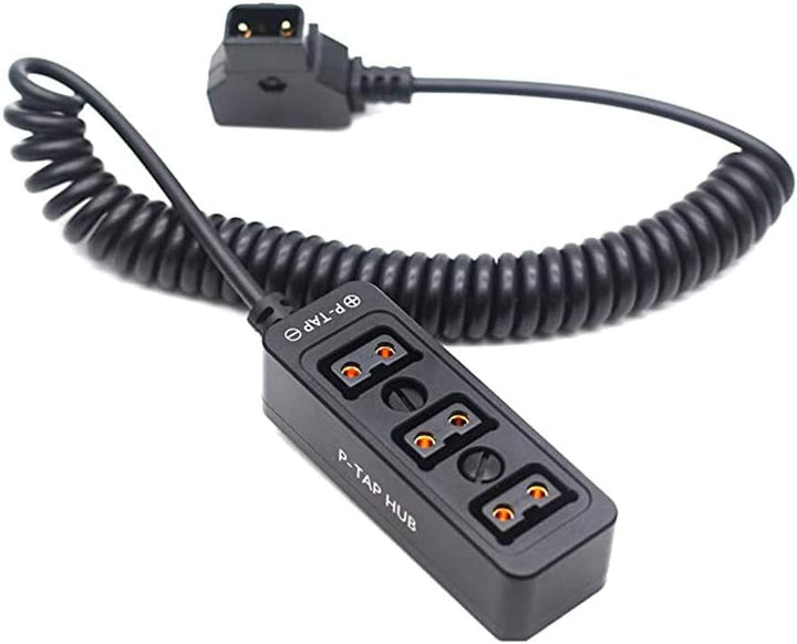 HangTon D-tap 1 auf 3 Dreifach-Splitter-Kabel-Box, D-tap Stecker auf Buchse, 3-Port-Verteiler für Ro