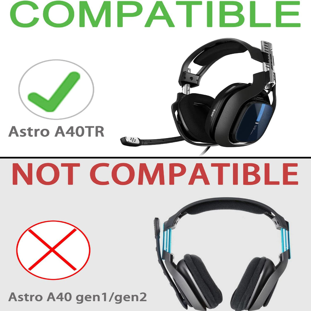 Yaowanguan A40 TR Ohrpolster für Astro Gaming A40 TR Kabelgebundenes Gaming-Headset Stirnbänder Mikr