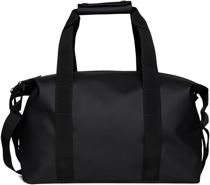 RAINS Hilo Weekend Bag Small - wasserdichte Reisetasche Schwarz, Schwarz