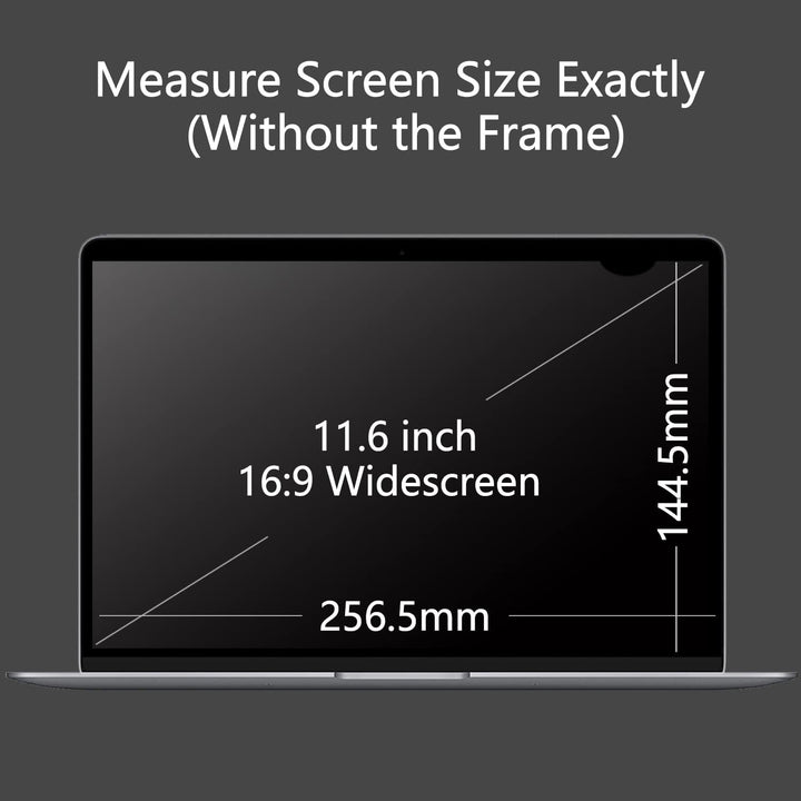 Lonkenn 11.6 Zoll Laptop Privacy Filter, Premium Blickschutzfilter, Robust und Wiederverwendbar, Pri