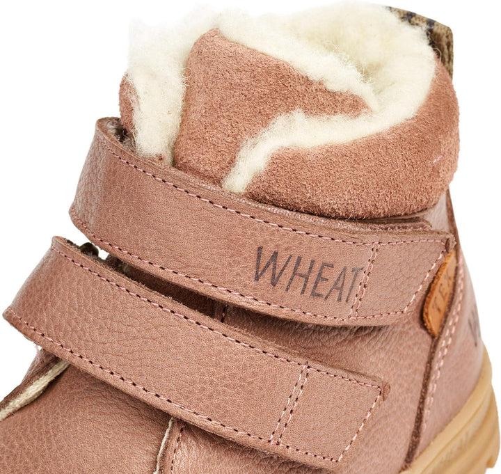 Wheat Kinderschuhe Winterschuhe Dry Klett Tex Junior Grössen Unisex Jungen und Mädchen 80% Leder,20%