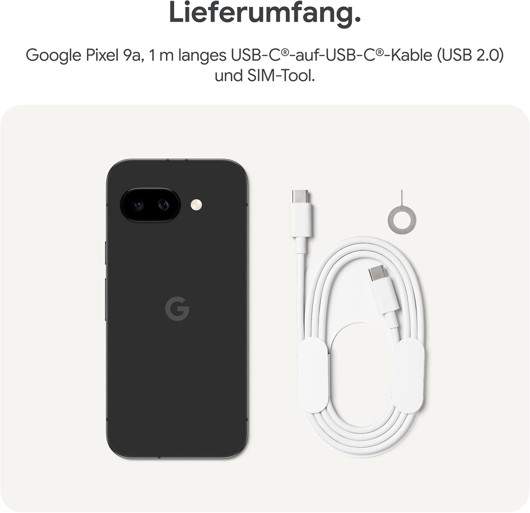 Google Pixel 9a: Android-Smartphone ohne SIM-Lock, mit KI-Kamera, 24 Stunden Akkulaufzeit und leistu