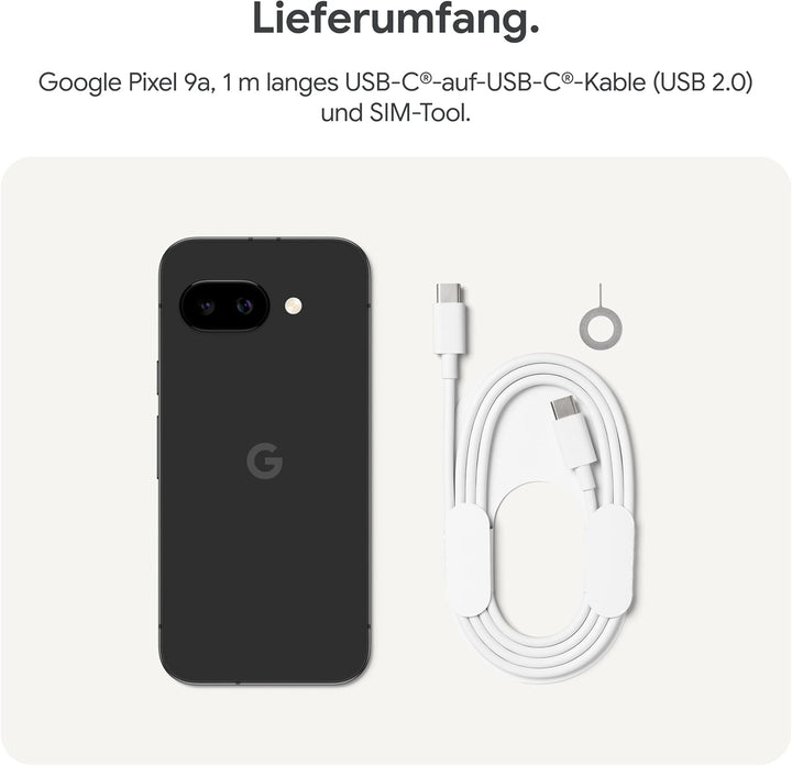 Google Pixel 9a: Android-Smartphone ohne SIM-Lock, mit KI-Kamera, 24 Stunden Akkulaufzeit und leistu