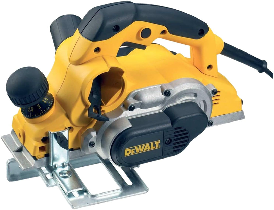 DeWalt Elektrohobel/ Hobel (1,050 Watt, Hobelbreite 82 mm, max. Hobeltiefe 4 mm, Hobelstärke in 1/10