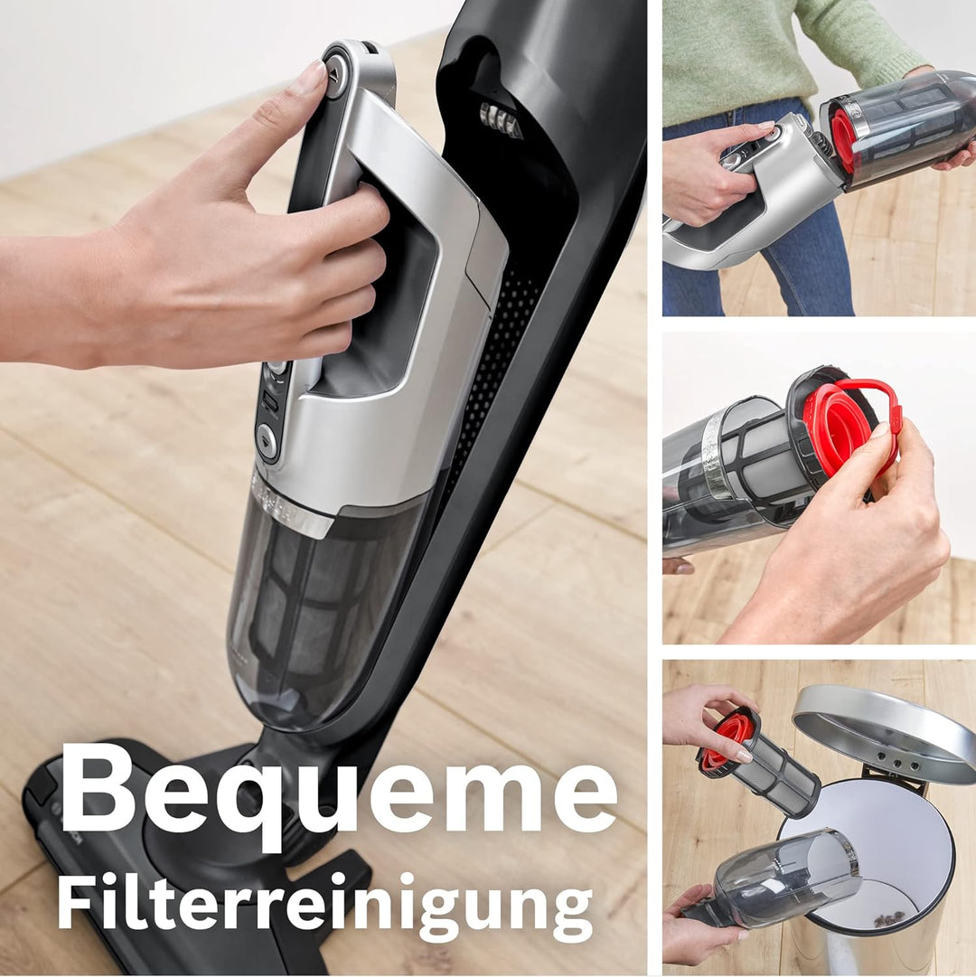 Bosch Akku-Staubsauger Flexxo 2in1 Serie 4 BBH3P280, kabelloser Handstaubsauger, beutellos, hohe Sau