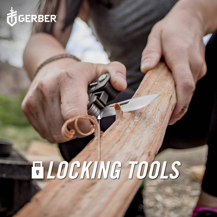 Gerber Multifunktionswerkzeug mit Nylon-Scheide und 17 Funktionen, Truss Multi-tool, 30-001546 17 To
