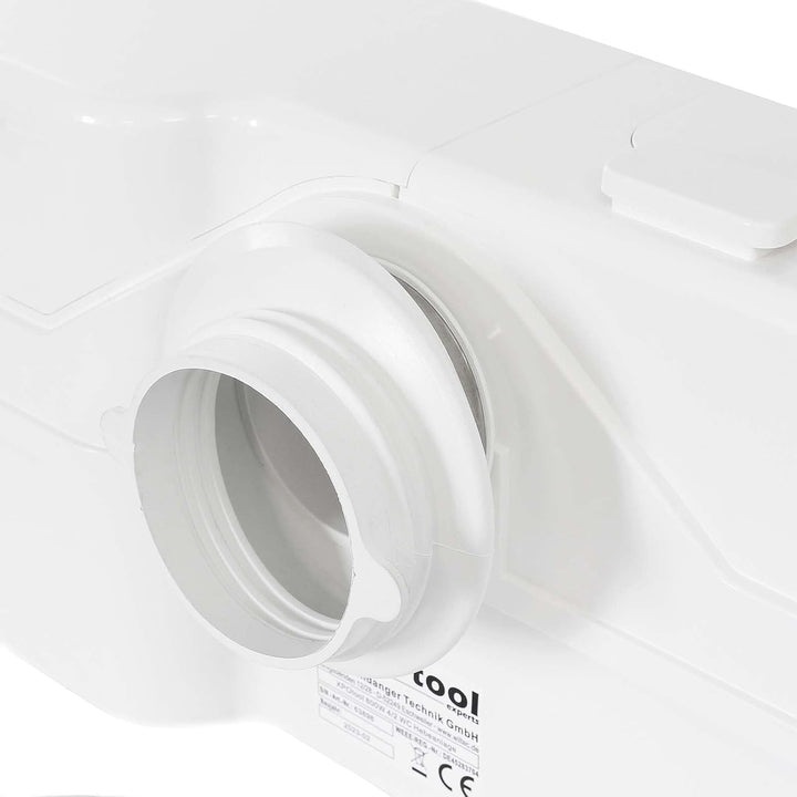 XPOtool 800W 4/2 WC Hebeanlage mit Zerkleinerer für Abwasser/Fäkalien, Schmutzwasserpumpe für WC