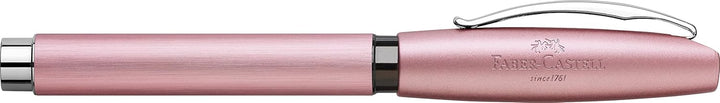 Faber-Castell 148421 - Füller Essentio, Feder F, Aluminium Rose rosé Füller Feder F, rosé Füller Fed