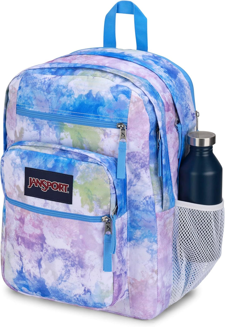 JanSport Big Student, Grosser Rucksack, 56 L, 43 x 33 x 25 cm, 15in laptop compartment Batik Wash, B