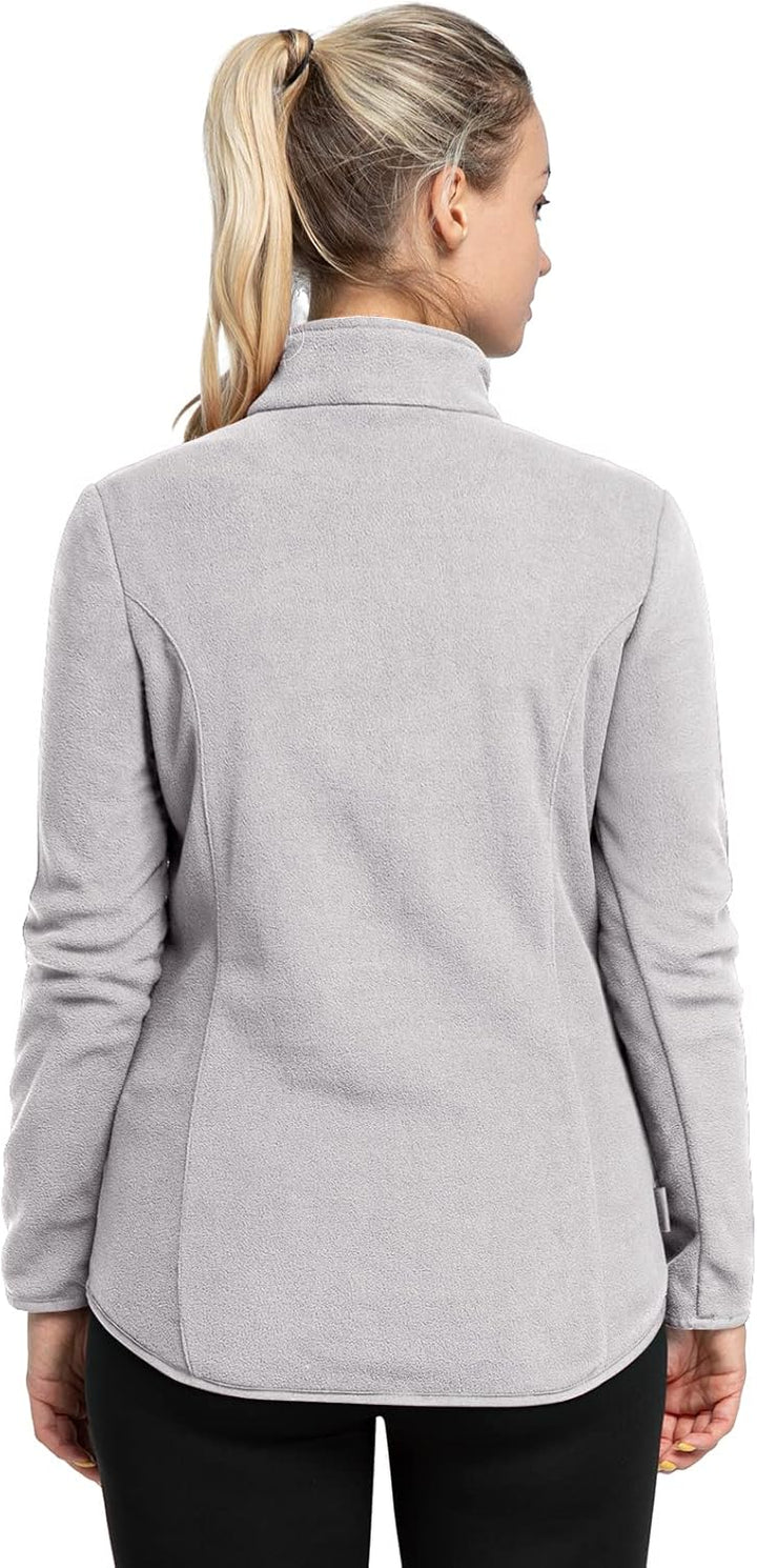 33,000ft Damen Fleece Pullover mit Halbreissverschluss Fleeceshirt Winter Warm Ski-Pullover Microfle