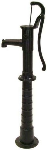 D&L Guss Handschwengelpumpe SCHWARZ Schwengelpumpe + Ständer Wasserpumpe 55914+55915 AWZ