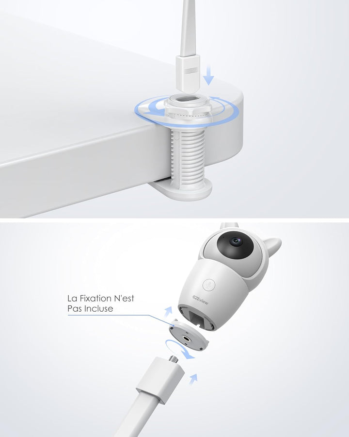 CZEview Babyphone Halterung Kamera Halterung Baby Kamera Handyhalter Kompatibel Baby Monitor, Video