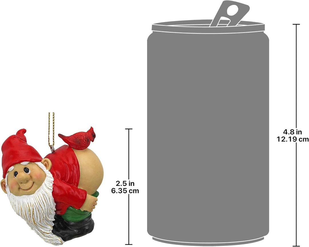 Weihnachtsverzierung - Gartenzwerge Figur - Loonie Moonie Gnome - Frech Mooning Zwerge Statuen, Loon