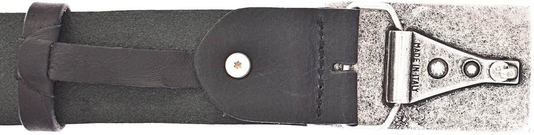 MUSTANG Herren Ledergürtel MG2170R17 40mm Gürtelbreite Schwarz Braun 80-115 W90 Black 0790, W90 Blac