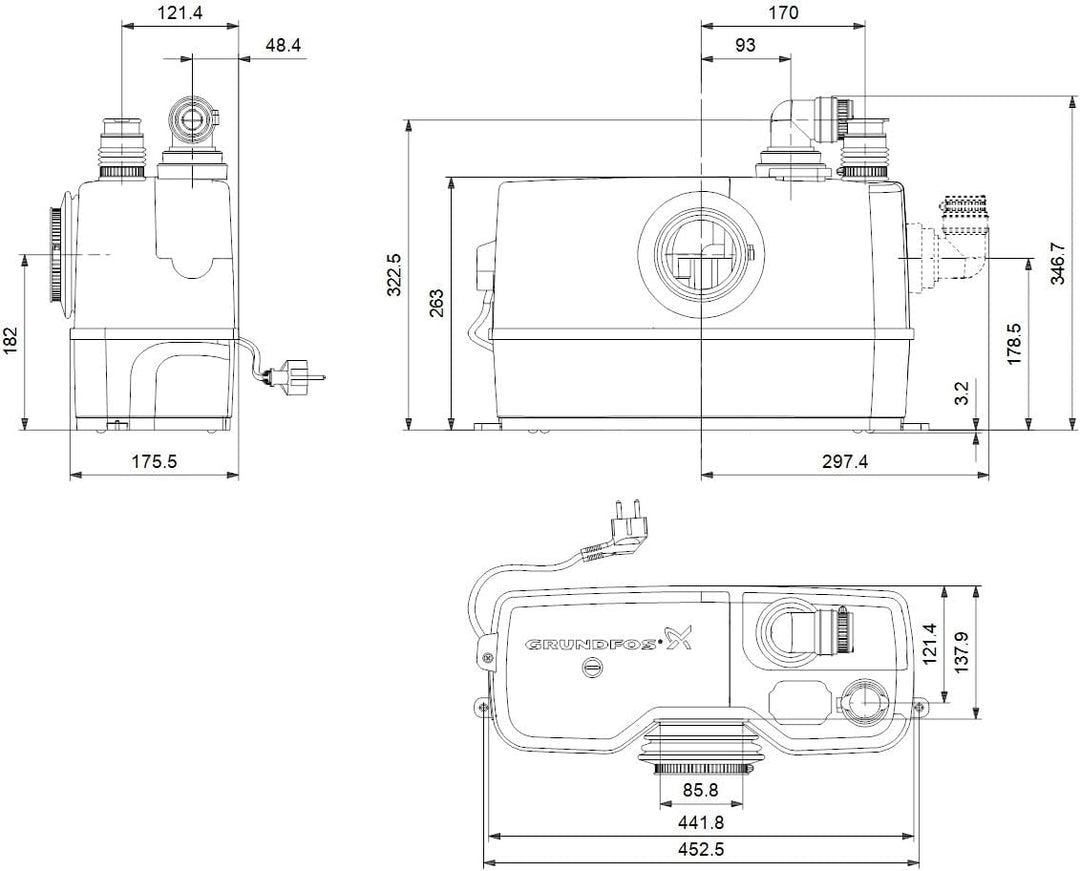 Grundfos Sololift Vuilwaterpompunit