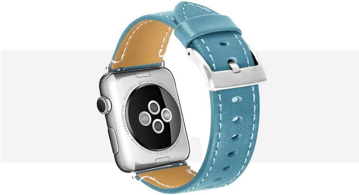 CoverKingz Leder Armband kompatibel mit Apple Watch Armband 42mm/44mm/45mm/49mm - Lederarmband für A