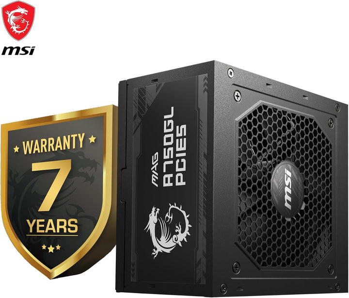 MSI MAG A750GL PCIE5 Netzteil, 750W, 80 Plus Gold vollmodular, ATX 3.0, unterstützt PCIe 5.0 GPU, 12