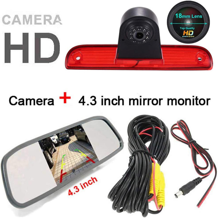 1280*720 Pixel Third 3rd Bremsleuchte Rückfahrkamera Bremslicht Rückansicht Wasserdicht replacement